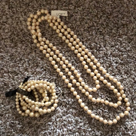 LOFT Jewelry - Loft Faux Pearl Jewelry